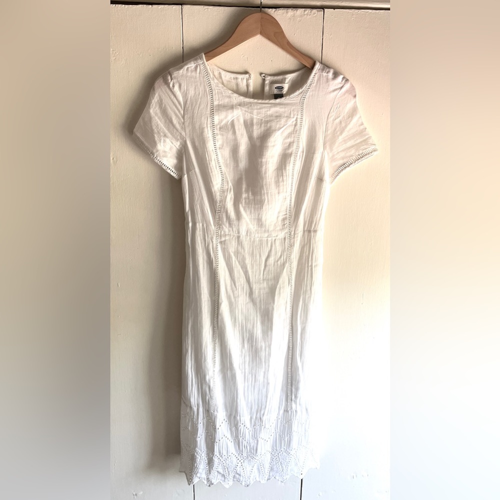 Old Navy white eyelet summer dress